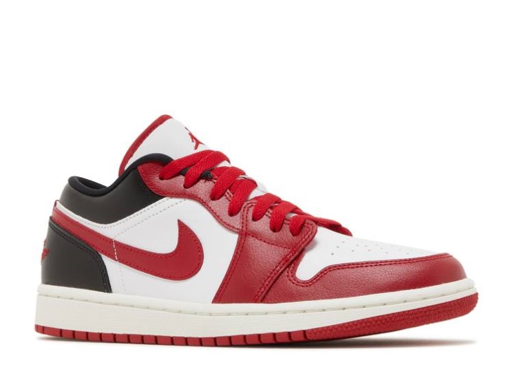 Wmns Air Jordan 1 Low - White Gym Red