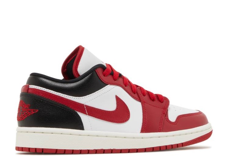 Wmns Air Jordan 1 Low - White Gym Red