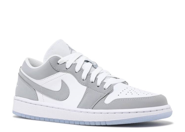 Wmns Air Jordan 1 Low - White Wolf Grey