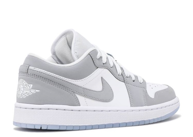 Wmns Air Jordan 1 Low - White Wolf Grey