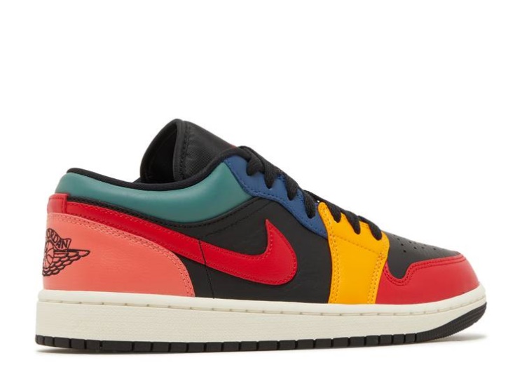 Wmns Air Jordan 1 Low Se - Black Multi-Color