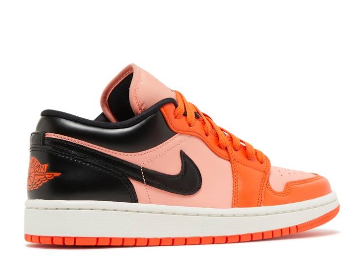 Wmns Air Jordan 1 Low Se - Rush Orange Black