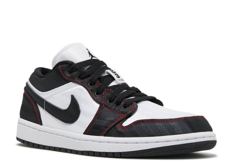 Wmns Air Jordan 1 Low Se Utility - White Black Red