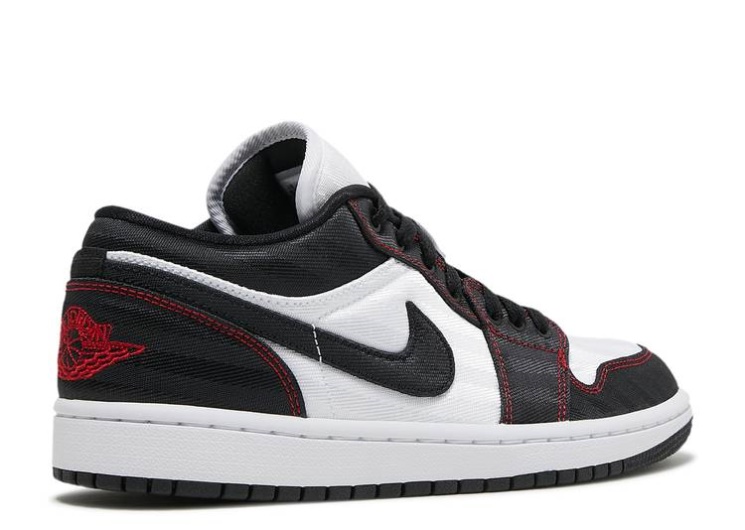 Wmns Air Jordan 1 Low Se Utility - White Black Red
