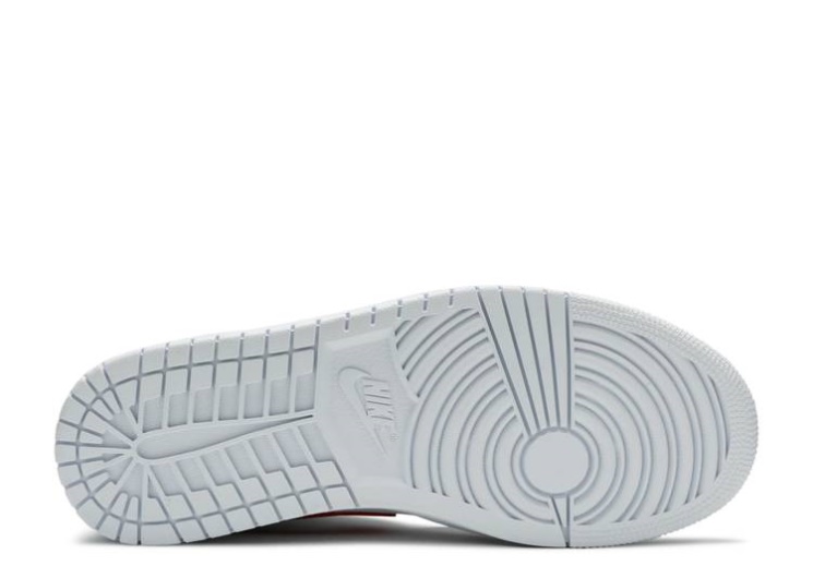 Wmns Air Jordan 1 Mid - White University Red