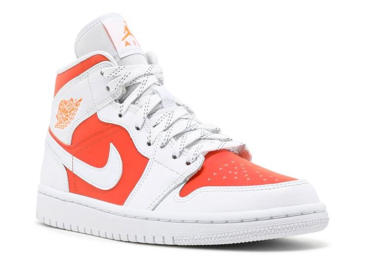 Wmns Air Jordan 1 Mid Se - Bright Citrus