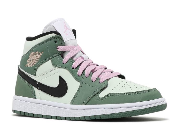 Wmns Air Jordan 1 Mid Se - Dutch Green