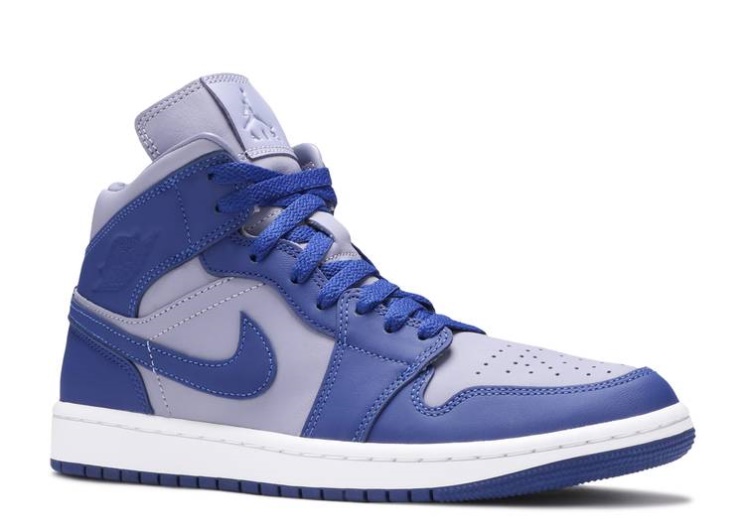 Wmns Air Jordan 1 Mid Se - Iron Purple Deep Royal