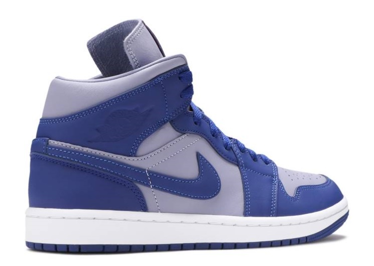 Wmns Air Jordan 1 Mid Se - Iron Purple Deep Royal