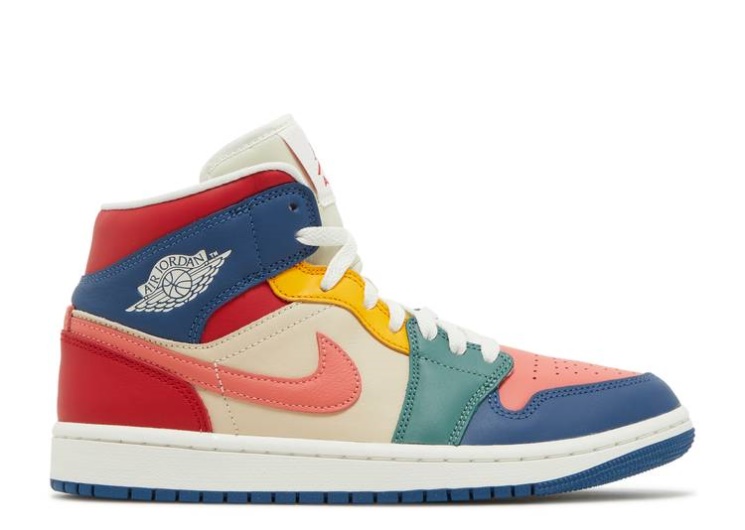 Wmns Air Jordan 1 Mid Se - Multi-Color