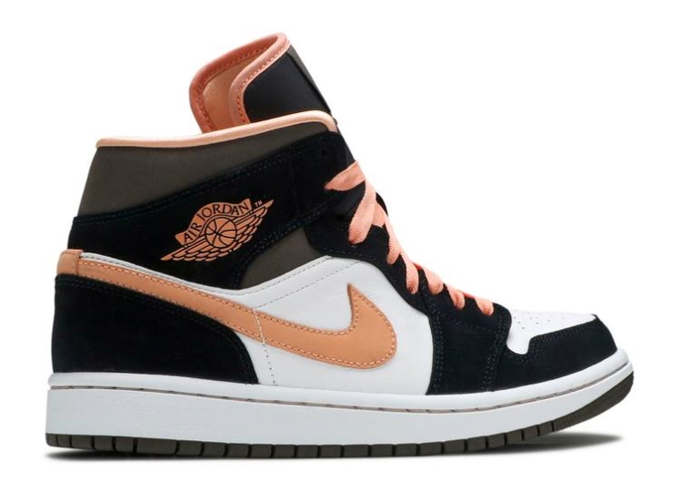 Wmns Air Jordan 1 Mid Se - Peach Mocha