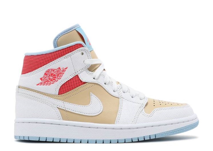 Wmns Air Jordan 1 Mid Se - Sesame