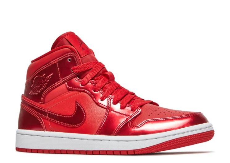 Wmns Air Jordan 1 Mid Se - University Red Pomegranate