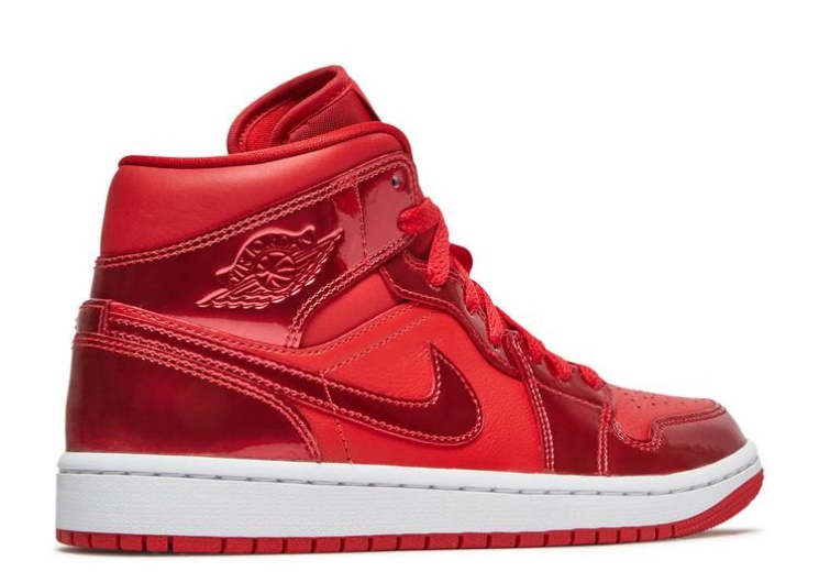 Wmns Air Jordan 1 Mid Se - University Red Pomegranate