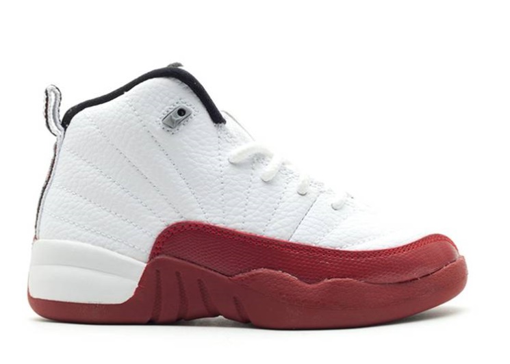 Air Jordan 12 Retro Ps - White Red