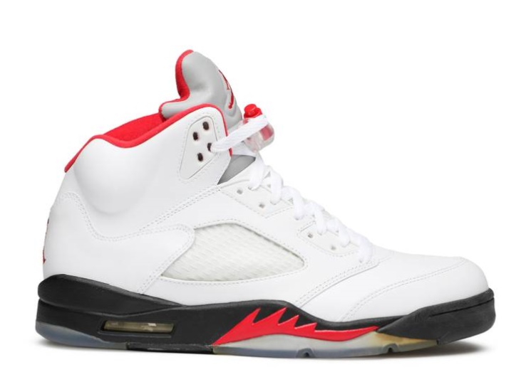 Air Jordan 5 Retro 2013 White/Black/Fire Red
