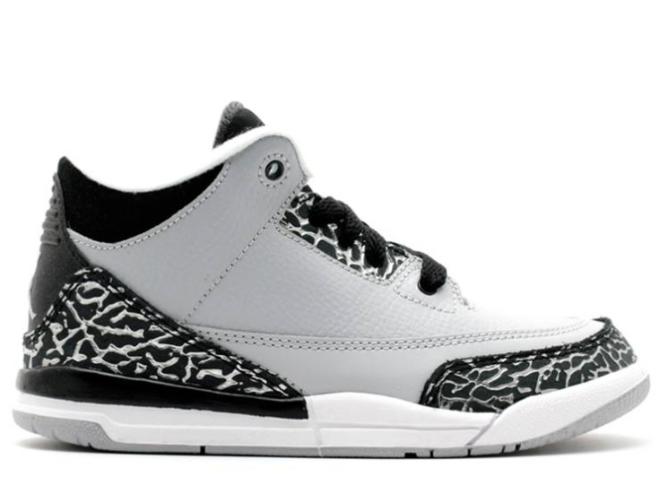 Jordan 3 Retro Bp - Wolf Grey