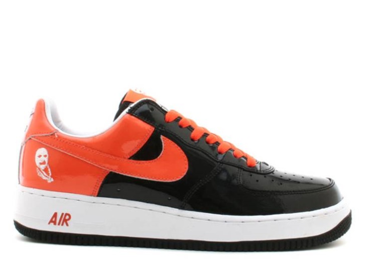Nike Air Force 1 Premium - Halloween Black/Orange Blaze/White
