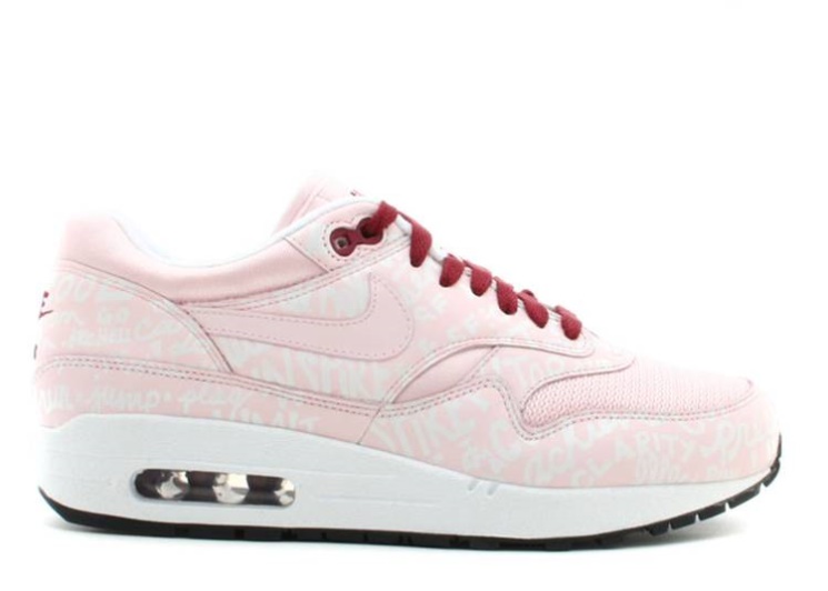 Nike Air Max 1 - Powerwall Aluminum Pink/White
