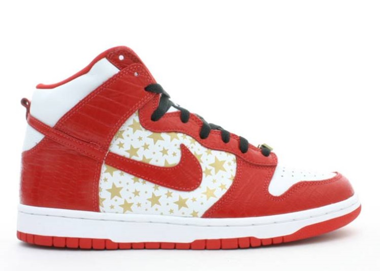 Nike Supreme X Dunk High Pro Sb - Red