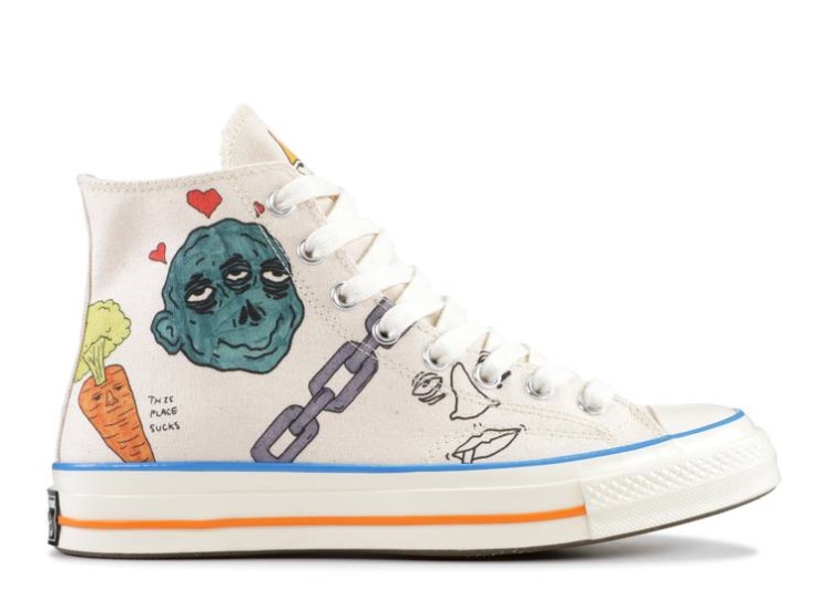 Converse Tyler The Creator X Foot Locker X Chuck 70 - Artist Series Cream/Multicolor