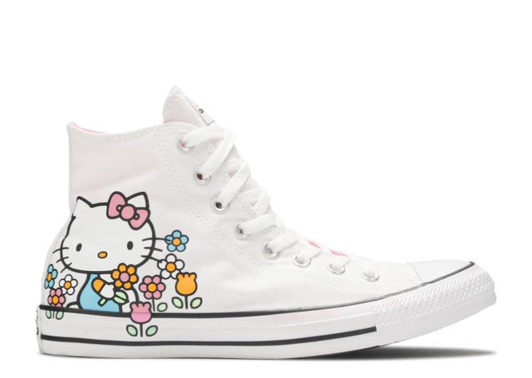 Converse Hello Kitty X Chuck Taylor All Star Hi - Flowers