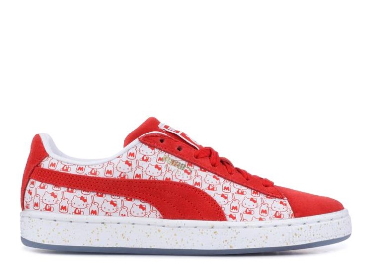 Puma Hello Kitty X Wmns Suede - Bright Red
