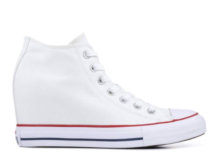 Converse Wmns Chuck Taylor Lux Wedge Mid - White