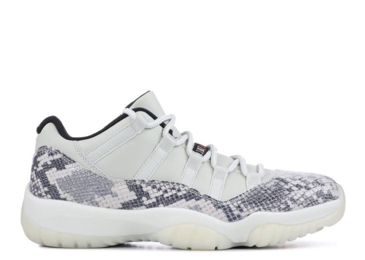 Air Jordan 11 Retro Low - Light Bone Snakeskin