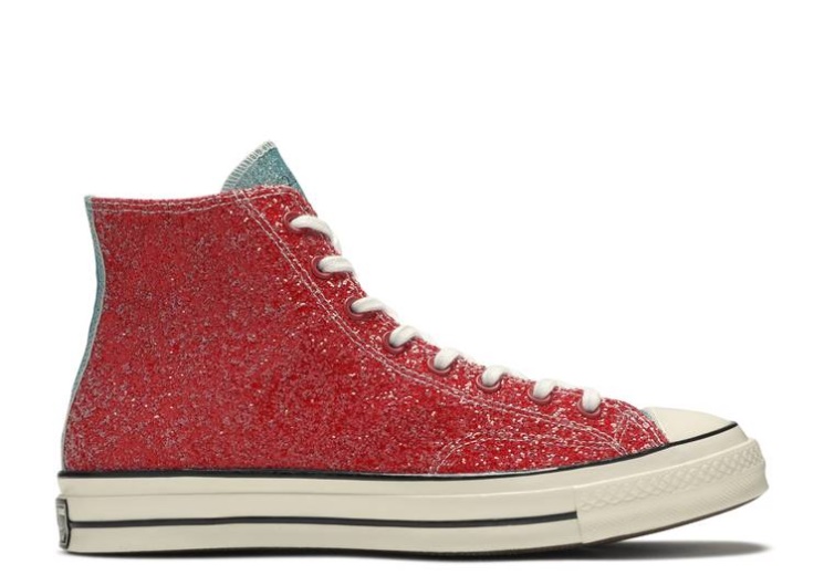 Converse Jw Anderson X Chuck 70 Hi - Glitter Pack Cherry/Sulphur/Egret