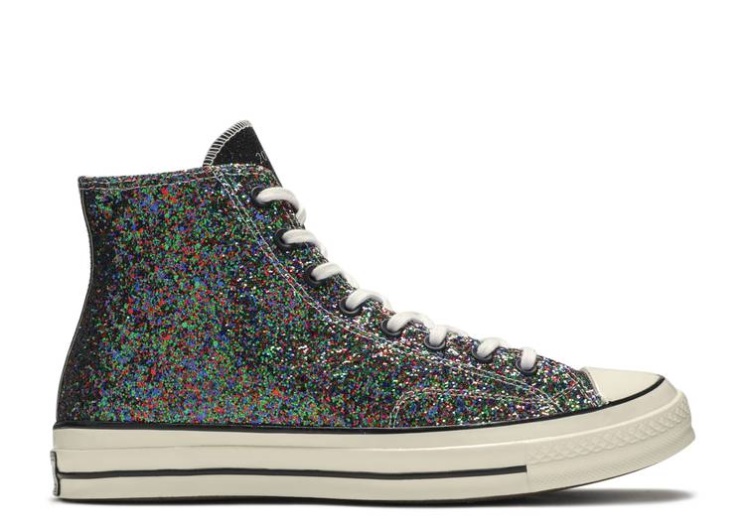 Converse Jw Anderson X Chuck 70 Hi - Glitter Pack Black/White/Egret