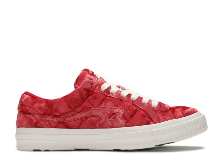 Converse Golf Le Fleur X One Star - Quilted Velvet Cherry