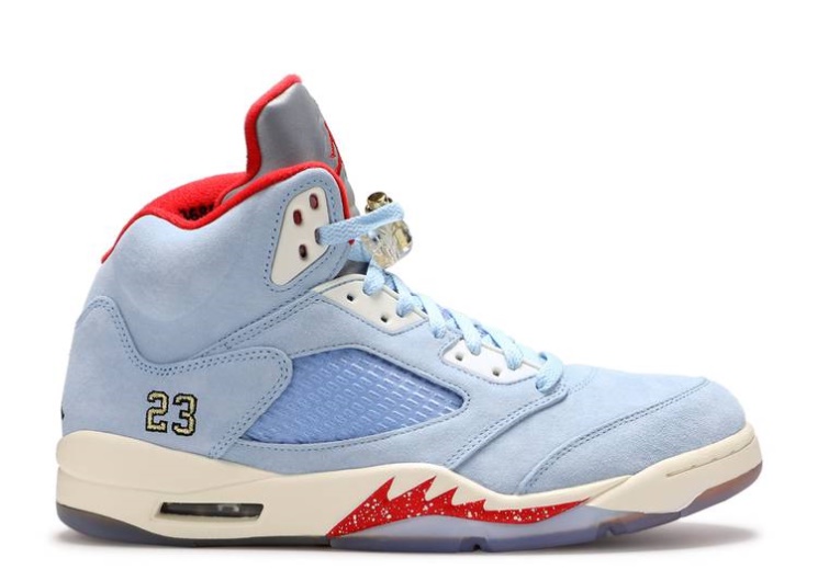 Trophy Room X Air Jordan 5 Retro - Ice Blue