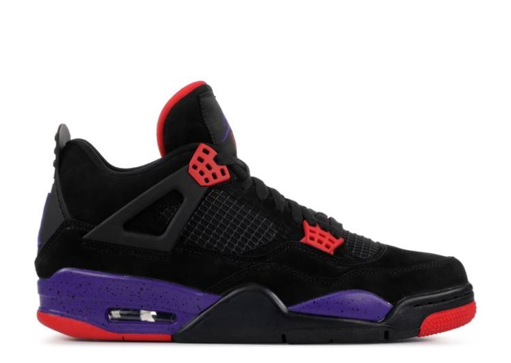 Air Jordan 4 Retro Nrg - Raptors Black/Red/Court Purple