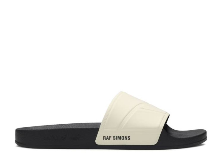 Adidas Raf Simons X Adilette Slides - Bunny Cream