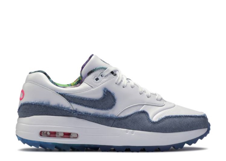 Nike Air Max 1 Golf Nrg - No Denim Allowed White/Pink/Thunder Storm