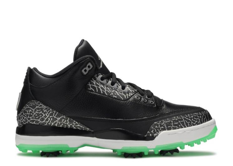 Air Jordan 3 Retro Golf - Green Glow