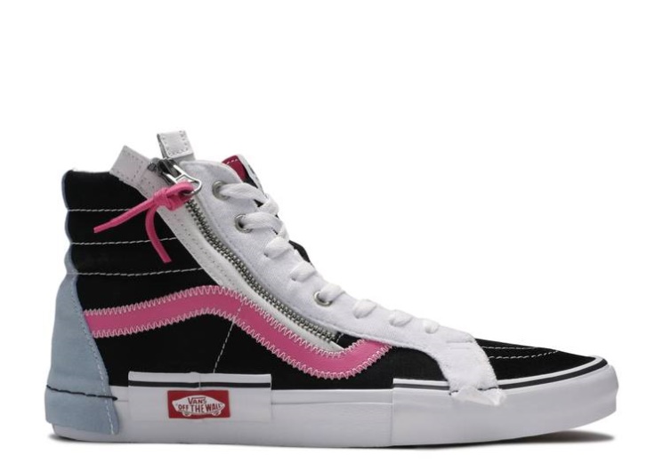 Vans Sk8-Hi Reissue Cap - Black Azalea Pink