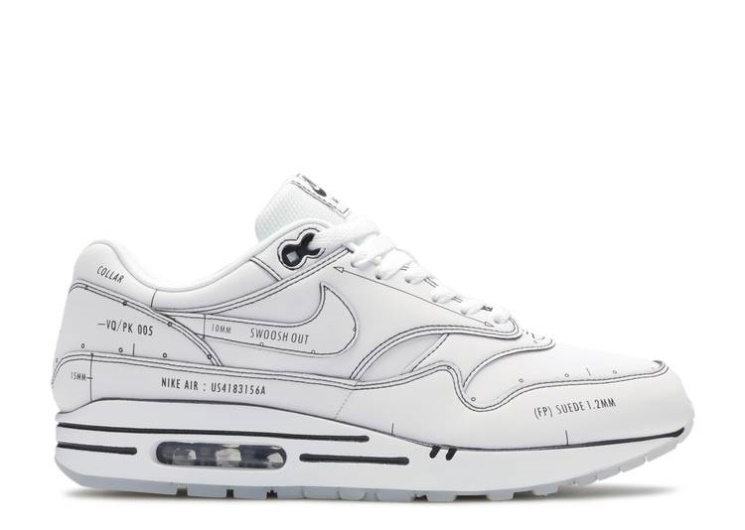 Nike Air Max 1 - Sketch To Shelf White/Black