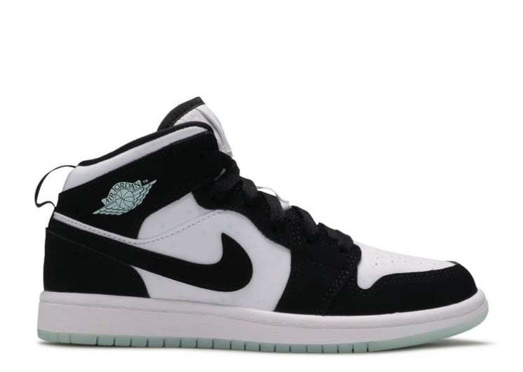 Air Jordan 1 Mid Se Ps - Glow In The Dark Panda