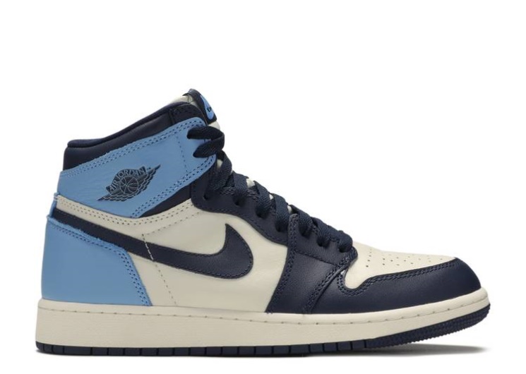 Air Jordan 1 Retro High Og Gs - Obsidian