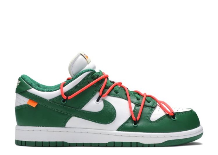 Nike Off-White X Dunk Low - Pine Green