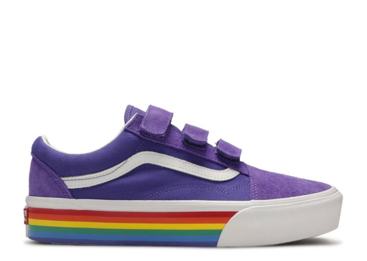 Vans Old Skool V Platform - Rainbow