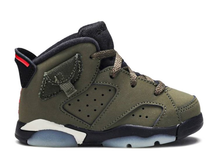 Travis Scott X Air Jordan 6 Retro Td - Olive