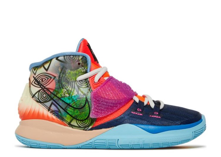 Nike Kyrie 6 Preheat Gs - Heal The World