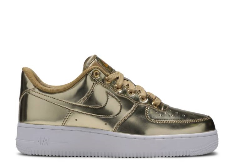 Nike Wmns Air Force 1 Sp - Liquid Metal Gold/White/Club Gold