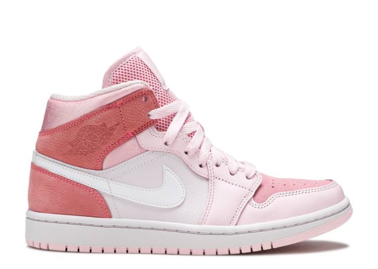 Wmns Air Jordan 1 Mid - Digital Pink