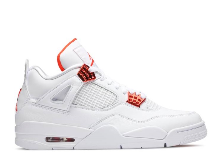 Air Jordan 4 Retro - Orange Metallic