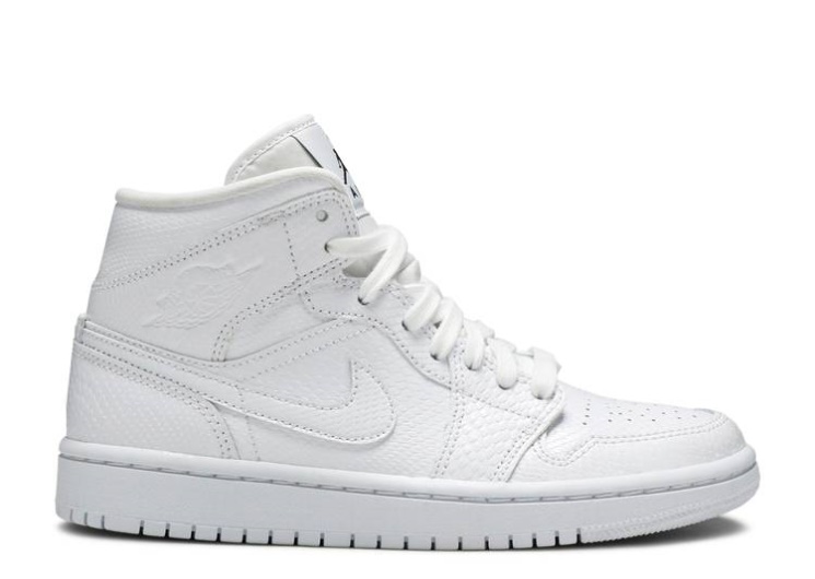 Wmns Air Jordan 1 Mid - White Snakeskin