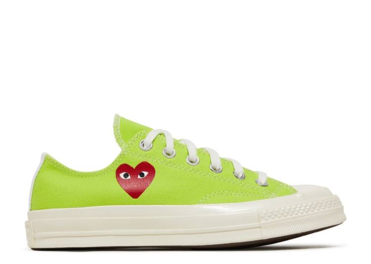 Converse Comme Des Garçons Play X Chuck 70 Low - Bright Green